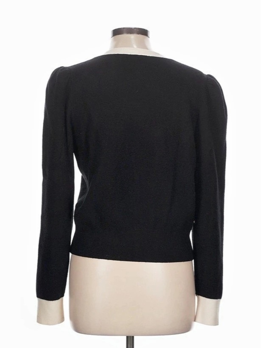 Express Colorblock Button Front Cardigan Size Large - Picture 2 of 4